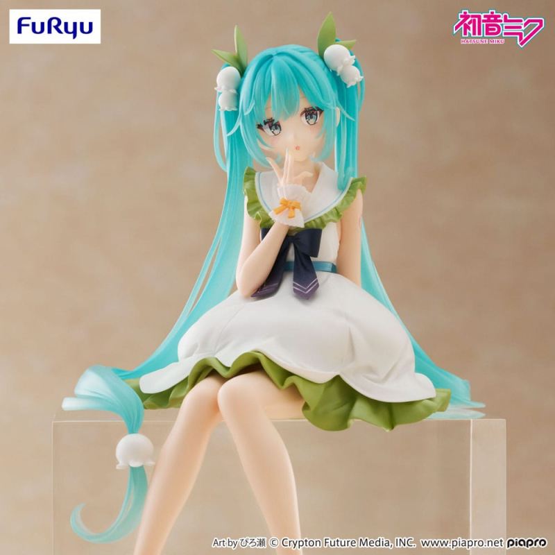 Hatsune Miku Noodle Stopper PVC Statue Flower Fairy Lily of the Valley 14 cm 10