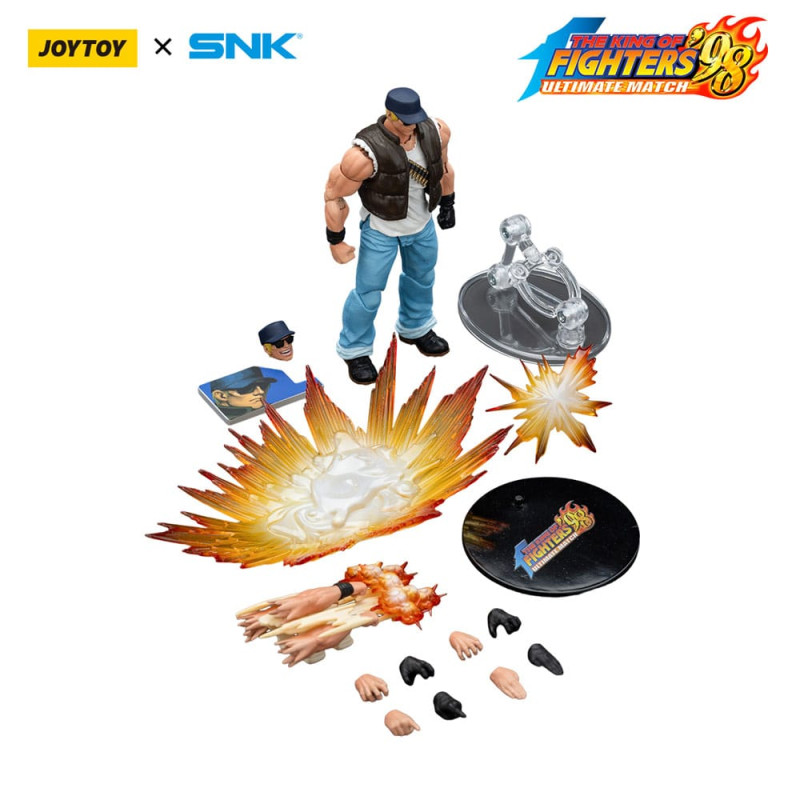The King Of Fighters '98 Action Figure Hero Team Clark Still 12 cm 8