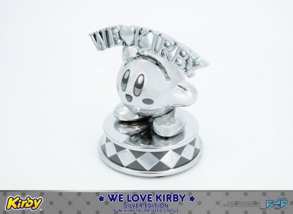 Kirby DieCast Statue We Love Kirby Silver Edition 10 cm 9