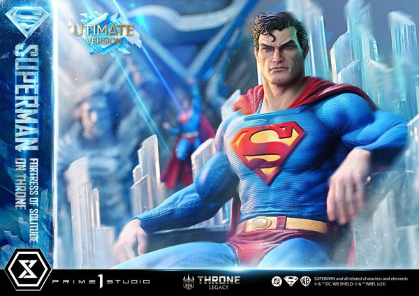 DC Comics Throne Legacy Collection Statue Statue 1/4 Superman Fortress of Solitude on Throne (Design 3