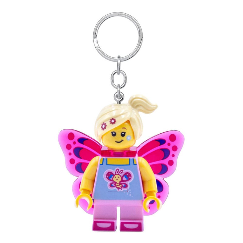 LEGO Iconic Light-Up Keychain Butterfly Girl 8 cm