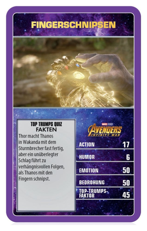 Marvel Card Game Top Trumps Collectables *German Version* 1