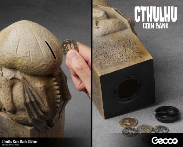 H.P. Lovecraft Cthulhu Mythos Coin Bank Statue Cthulhu (Original Color) 24 cm