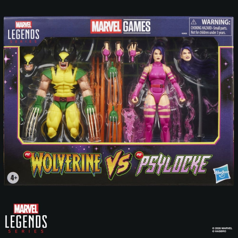 Marvel Games Marvel Legends Action Figure 2-Pack Wolverine & Psylocke 15 cm 6