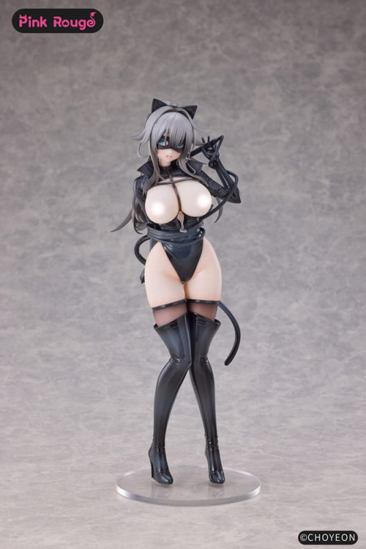 Original Character Tmano PVC Figures 2-Pack 1/6 Cat Woman Happy-chan DX Ver. 27 cm 3