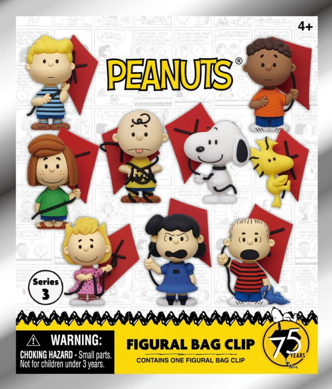 Snoopy 3D PVC Bag Clips Series 3 Blind Bag Display (24) 2