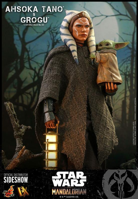 Star Wars The Mandalorian: Ahsoka Tano & Grogu 1/6 Action Figure - Hot Toys