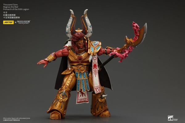 Warhammer The Horus Heresy Action Figure 1/18 Thousand sons Magnus the Red Primarch of the XVth Legi 9