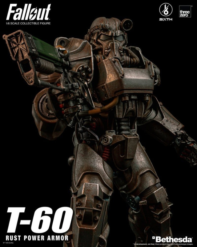 Fallout Action Figure 1/6 T-60 Rust Power Armor 3