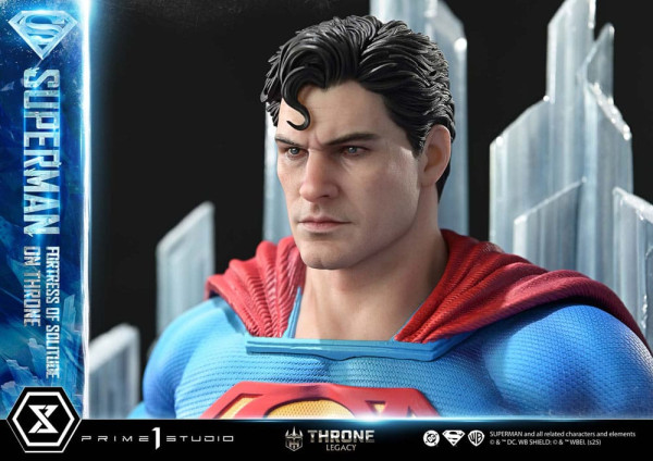 DC Comics Throne Legacy Collection Statue Statue 1/4 Superman Fortress of Solitude on Throne (Design 12