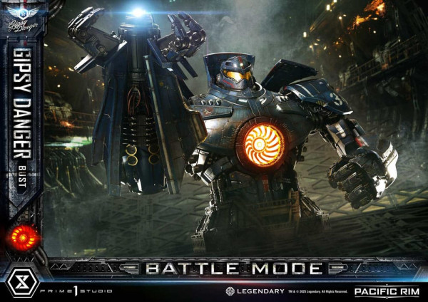 Pacific Rim Life Size Bust 1/1 Gipsy Danger Battle Mode 75 cm 12