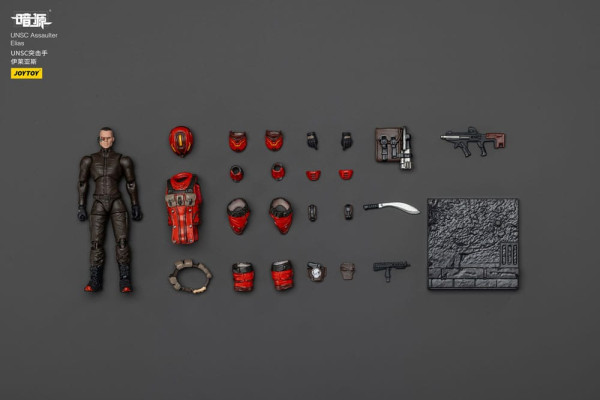 UNSC Dark Source Action Figur Assaulter Elias 7 cm 9