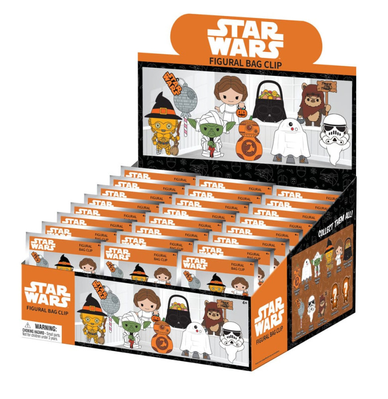 Star Wars 3D PVC Bag Clips Halloween Display (24) 2