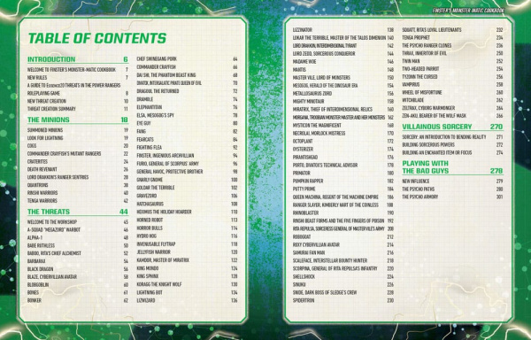Power Rangers RPG book Finster's Monster-Matic Cookbook Sourcebook *Englische Version* 6