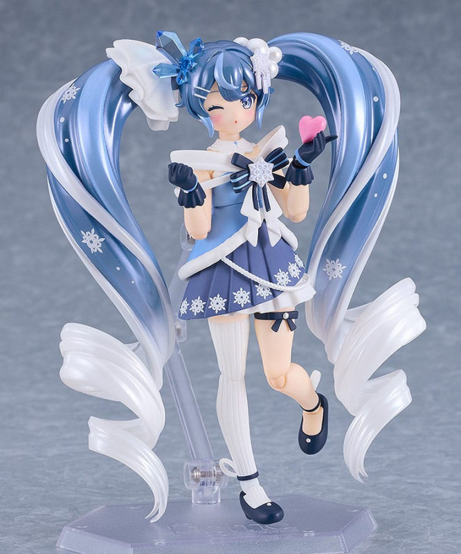 Character Vocal Series 01: Hatsune Miku Figma Action Figure Snow Miku: Crystal Snow Ver. 13 cm 3