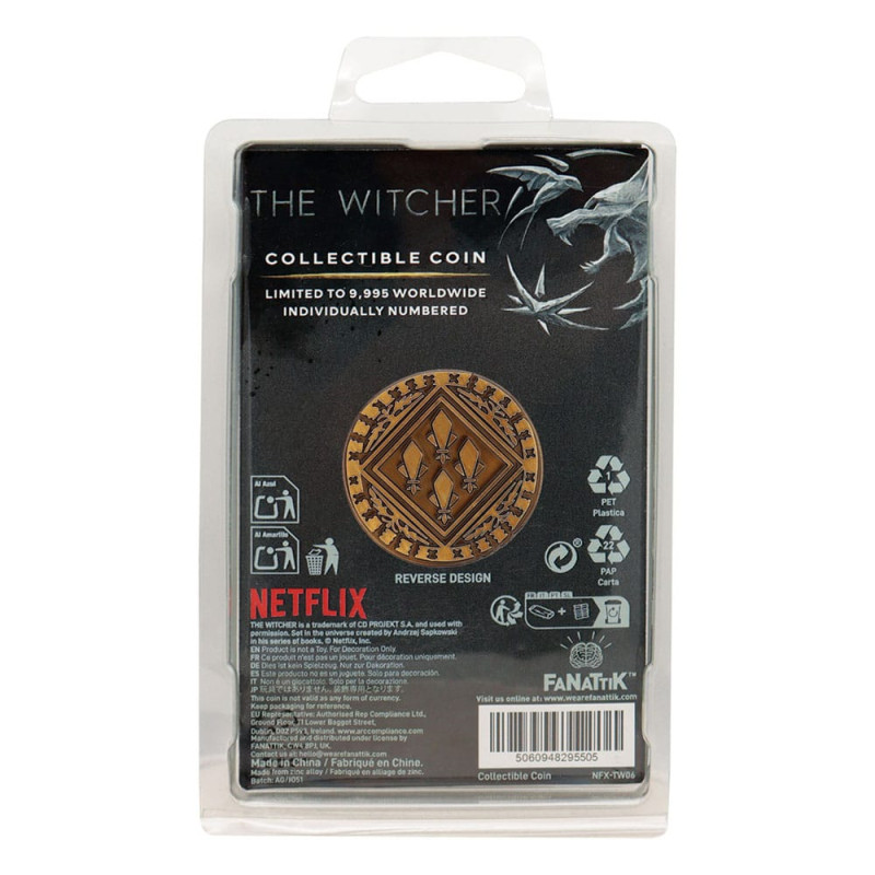 The Witcher Collectable Coin Toss a Coin to Your Witcher Limited Edition 3