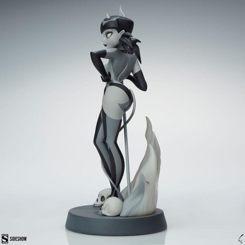 Original Artist Series Statue Devil Girl (Black and White Variant) 30 cm