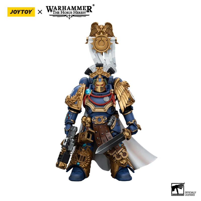 Warhammer The Horus Heresy Action Figure 1/18 Ultramarines Legion Praetor with Power Sword and Volki 10
