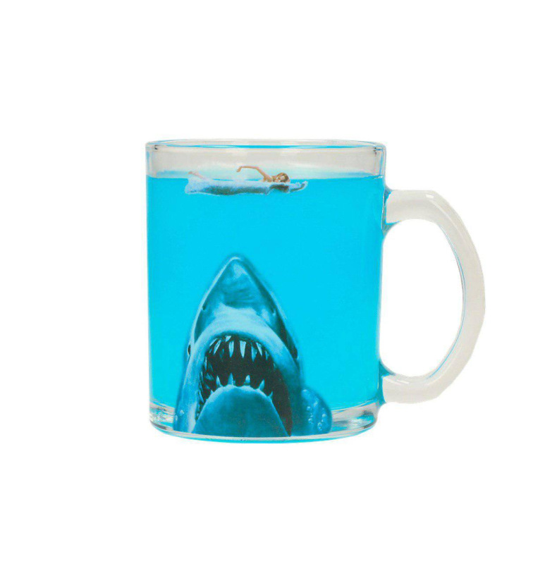 Jaws Glass Mug Poster 2