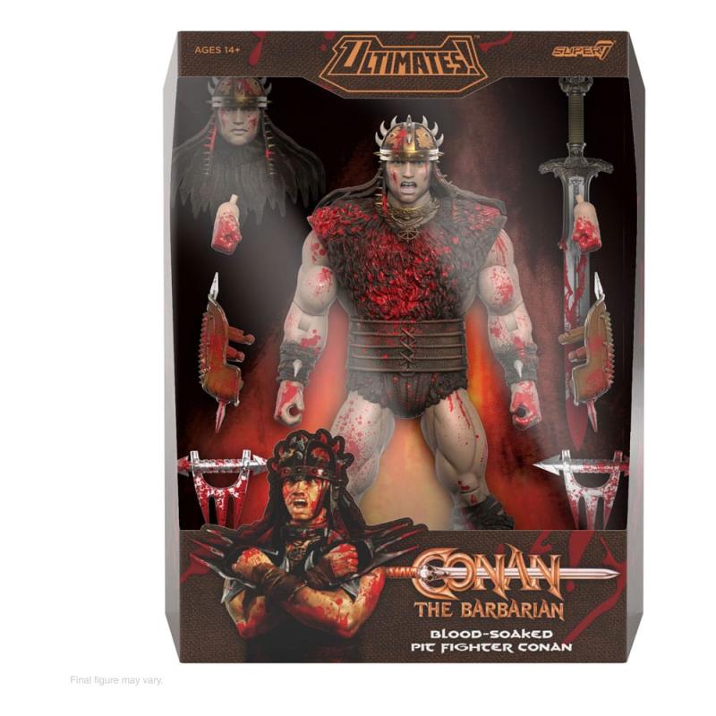 Conan the Barbarian Ultimates Action Figure Conan Blood Soaked Pit Fighter 18 cm