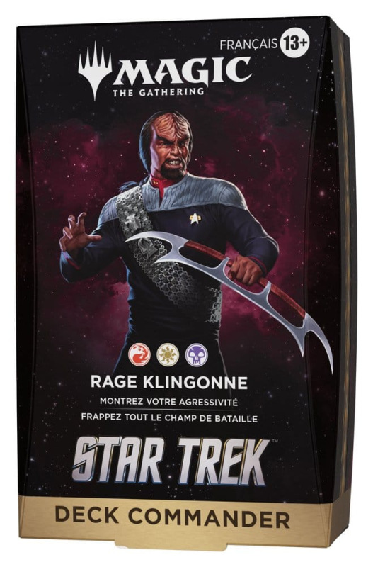 Magic the Gathering Star Trek Commander Decks Case (4) french 3