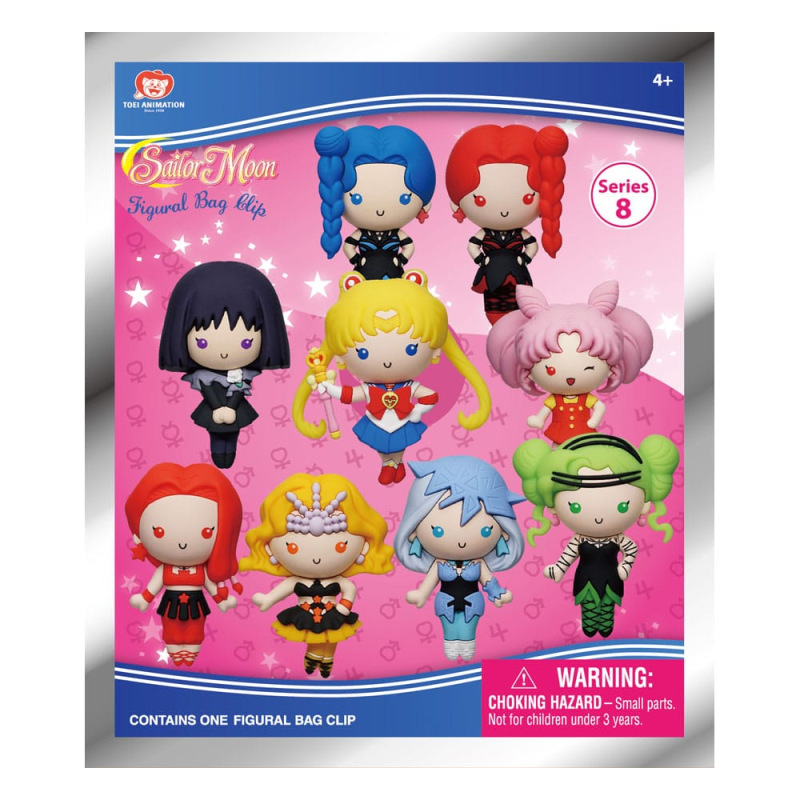 Sailor Moon 3D PVC Bag Clips Series 8 Display (24) 1