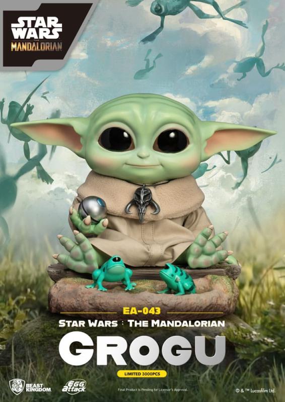 Star Wars The Mandalorian: Grogu 18 cm Egg Attack Statue - Beast Kingdom Toys