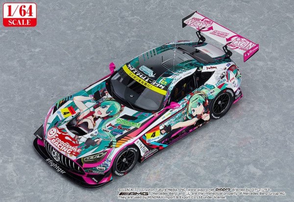 Hatsune Miku GT Project Vehicle 1/64 Hatsune Miku AMG 2020 SUPER GT Ver. 7 cm 1
