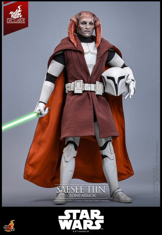 Star Wars: The Clone Wars Television Masterpiece Action Figure 1/6 Saesee Tiin (Clone Armor) (Hot To 12