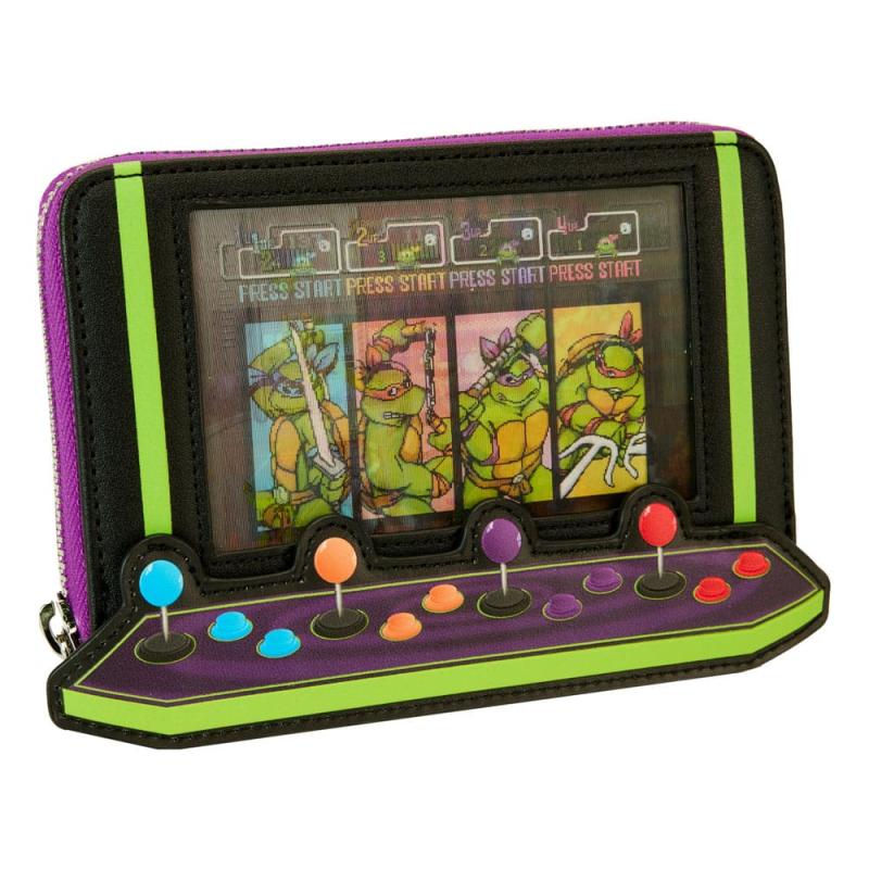 Teenage Mutant Ninja Turtles by Loungefly Wallet 40th Anniversary Vintage Arcade