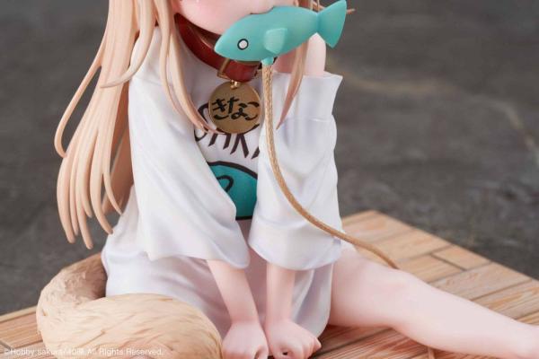 My Cat Is a Kawaii Girl PVC Statue 1/6 Kinako Sitting Fish Ver. 14 cm