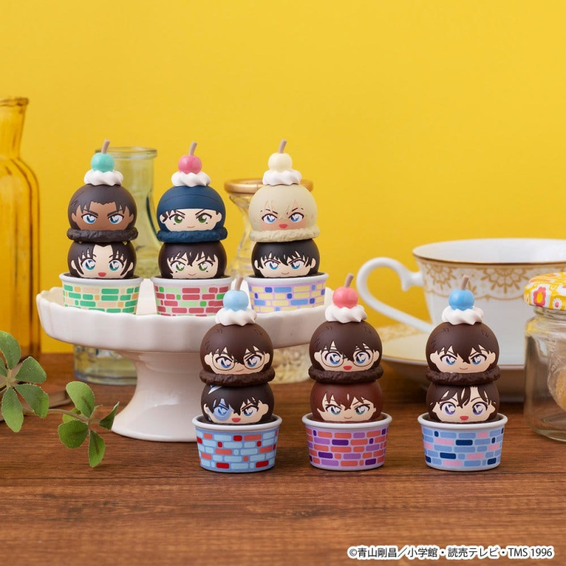 Detective Conan Tsumichen Stack up & Change Mini Figures 8 cm Blind Box Assortment (6) (with gif 9