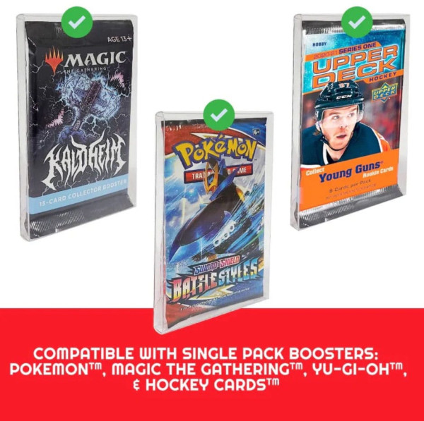 PET Protectors 10-Pack for Booster, Magic, Yu-Gi-Oh Cards 4