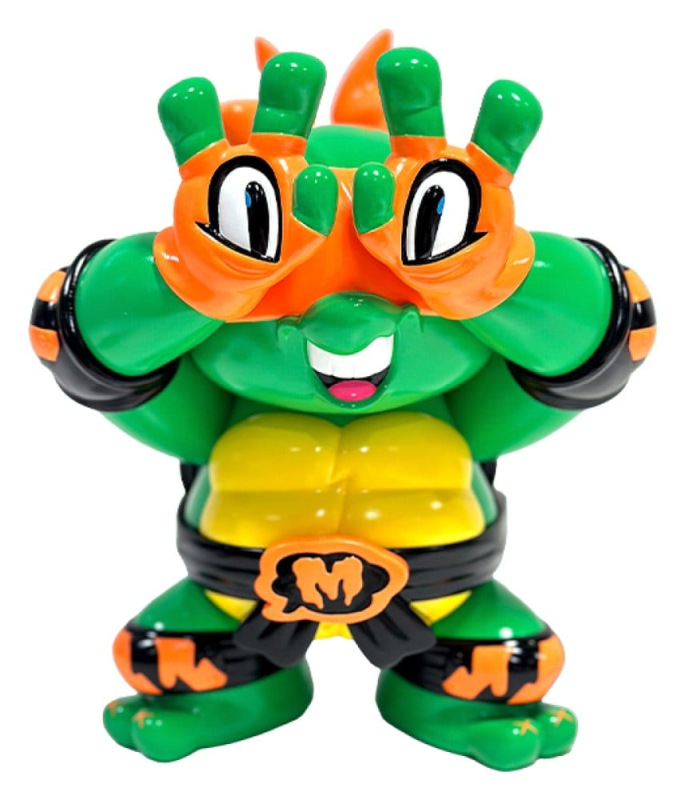 Teenage Mutant Ninja Turtles x Grape Brain Vinyl Figure Michelangelo 24 cm