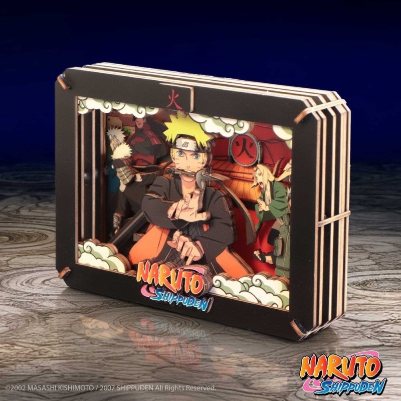 Naruto Model Kit Wooden Theatre Hokage (Medium) 10 cm 6
