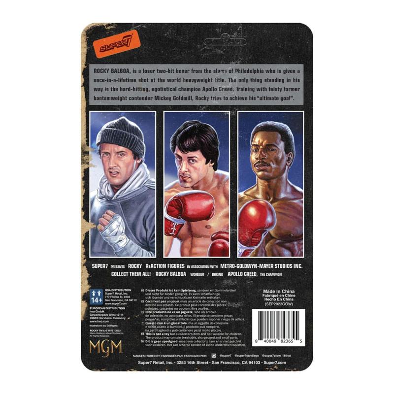 Rocky  ReAction Action Figure Rocky Balbloa Workout 10 cm