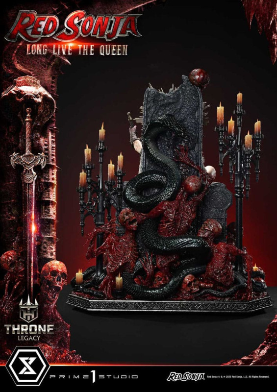 Red Sonja Throne Legacy Collection Statue Statue 1/3 Red Sonja: Long Live the Queen 77 cm 7