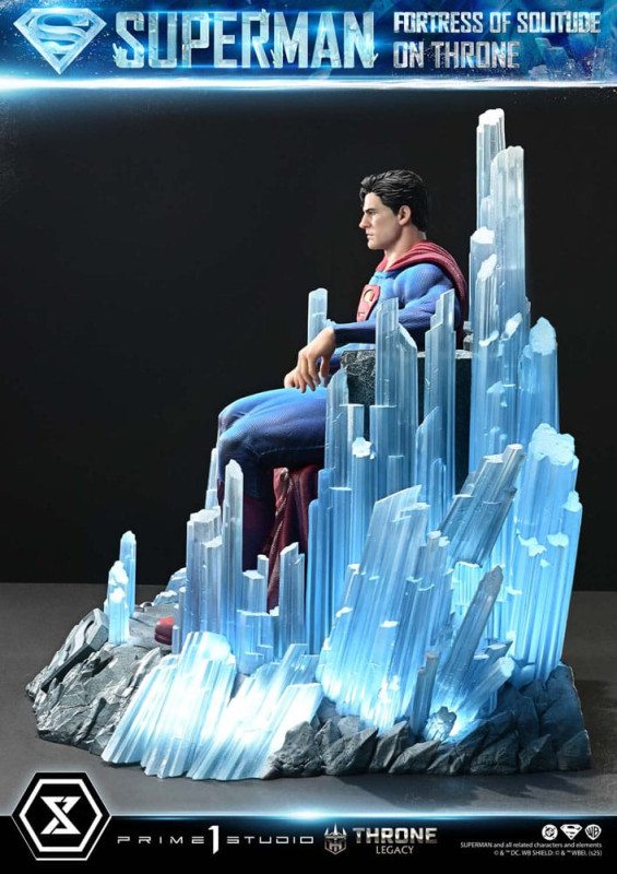 DC Comics Throne Legacy Collection Statue Statue 1/4 Superman Fortress of Solitude on Throne (Design 9