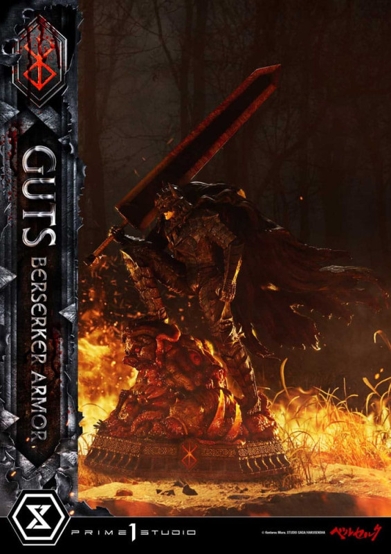 Berserk Ultimate Premium Masterline Series Statue 1/4 Guts, Berserker Armor Grunbeld vs. Guts Deluxe 8