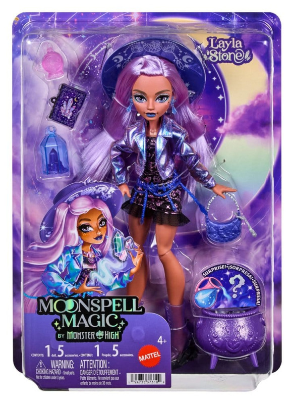 Monster High Moonspell Magic Doll Layla Stone 5