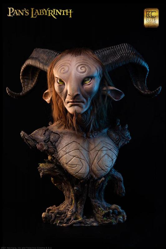 Pans Labyrinth: Faun 73 cm Life-Size Bust - Elite Creature Collectibles