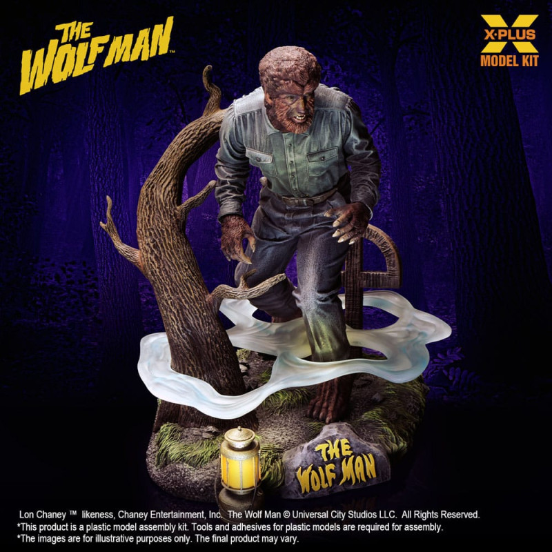 Wolf Man Plastic Model Kit 1/8 Lon Chaney Jr. as Wolf Man 22 cm 6