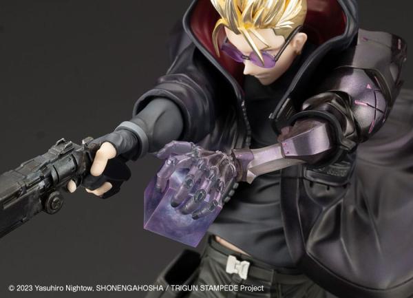 Trigun Stampede ARTFXJ Statue 1/8 Vash the Stampede The Gunman in Black Ver. 22 cm 11