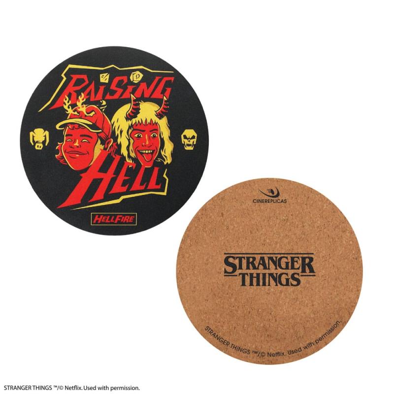 Stranger Things Coaster 2-Pack Hellfire Club