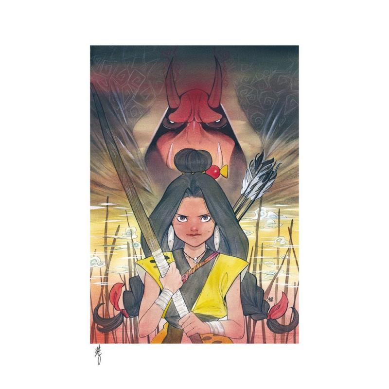 Marvel Comics: Demon Days Moonstar & Red Hulk 46 x 61 cm Art Print - Sideshow Collectibles