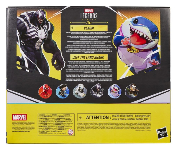 Marvel Rivals Marvel Legends Action Figure 2-Pack Venom & Jeff the Land Shark 15 cm 1