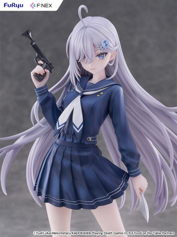 Playing Death Games to Put Food on the Table PVC Figure 1/7 Yuki School Uniform Ver. 24 cm 12