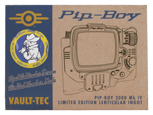 Fallout Ingot Pip-Boy Limited Edition Lenticular Mysterious Stranger Variant 5