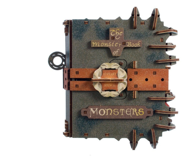 Harry Potter 3D Wooden Puzzle The Monster Book of Monsters 3