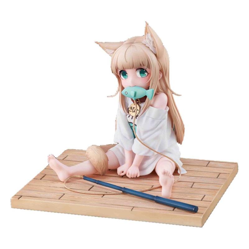 My Cat Is a Kawaii Girl PVC Statue 1/6 Kinako Sitting Fish Ver. 14 cm